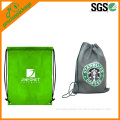 Non woven tote drawstring bag with custom logo